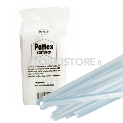 Adesivo termofusibile Pattex cartuccia Ø 11 x 200 mm trasparente