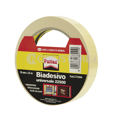 Nastro biadesivo Pattex 22500 Universale 19 mm