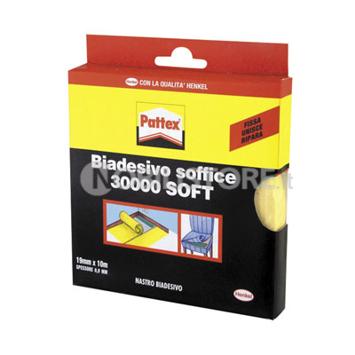 Nastro biadesivo Pattex 30000 Soft 19 mm