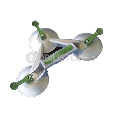 Ventosa a 3 placche Ø 120 mm