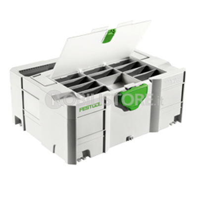 Cassetta Systainer T-LOC SYS 1 TL-DF con scomparto nel coperchio